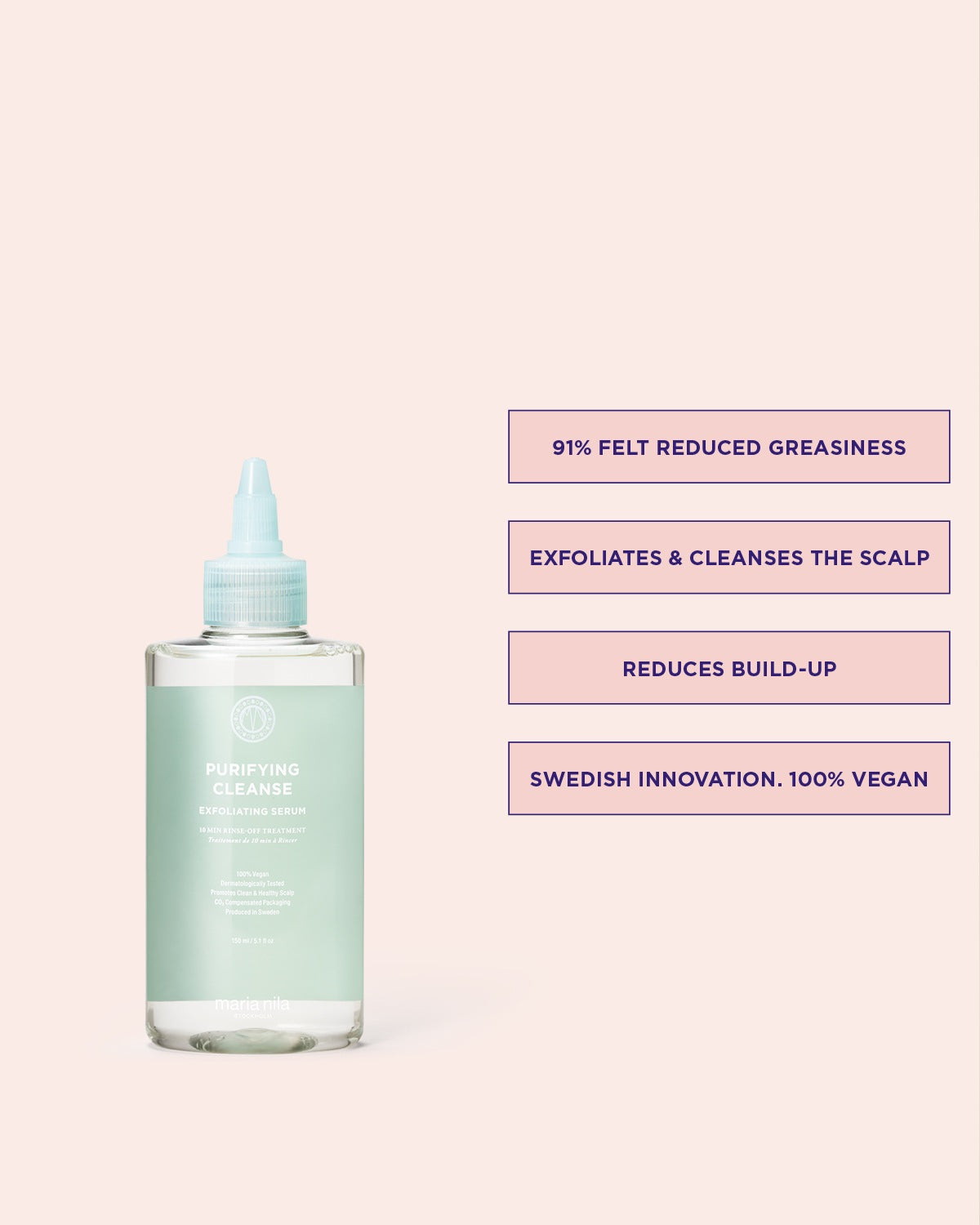 Purifying Cleanse Exfoliating Serum that deep cleanses the scalp from build up, residue and dirt