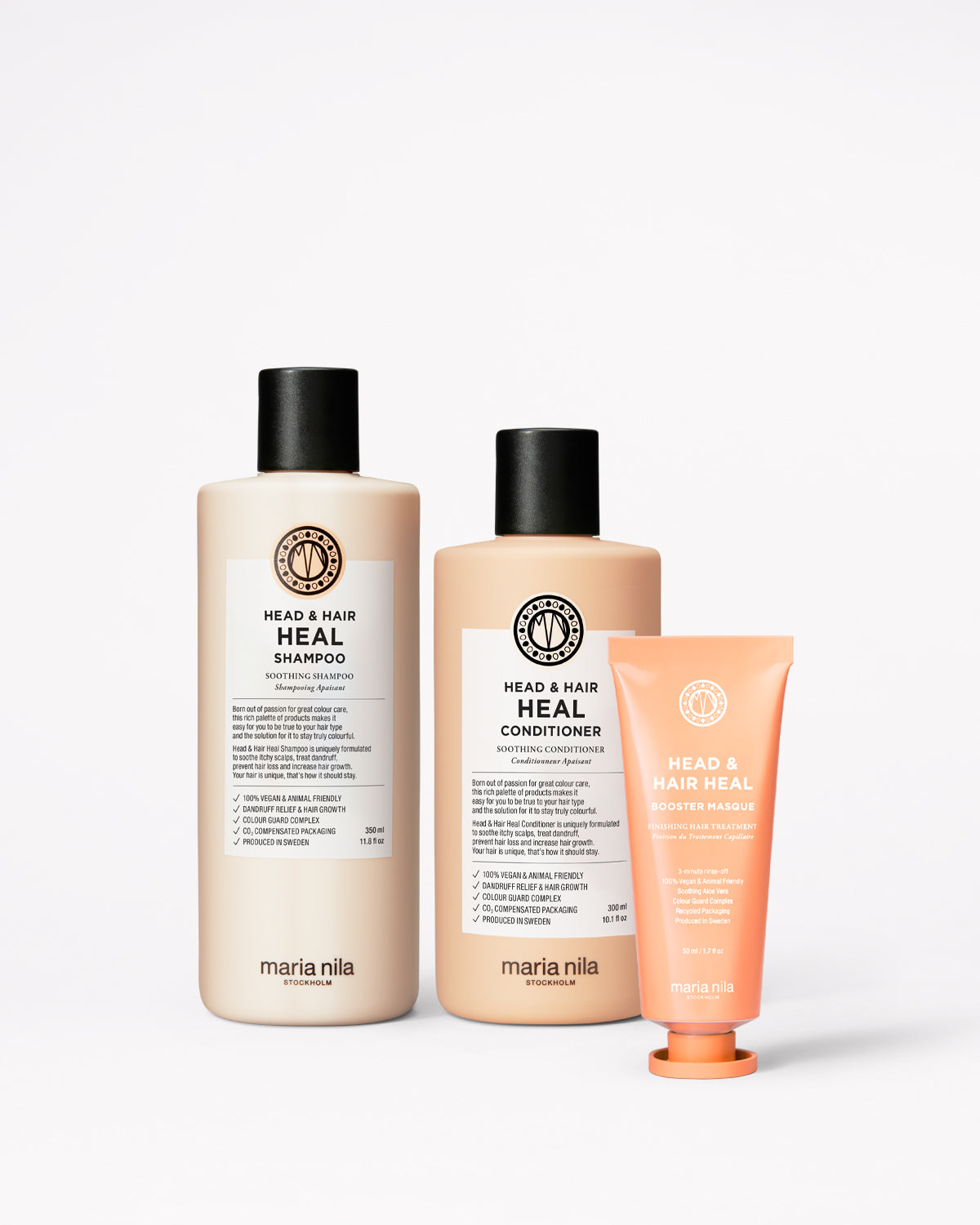 One facial products with high quality shampoo and conditioner.