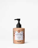 Maria Nila color refresh caramel brown 300 ml bottle with pump on a white background