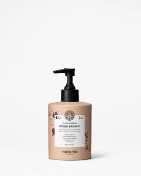 Marina Nila color refresh beige blonde 300 ml bottle with pump on a white background